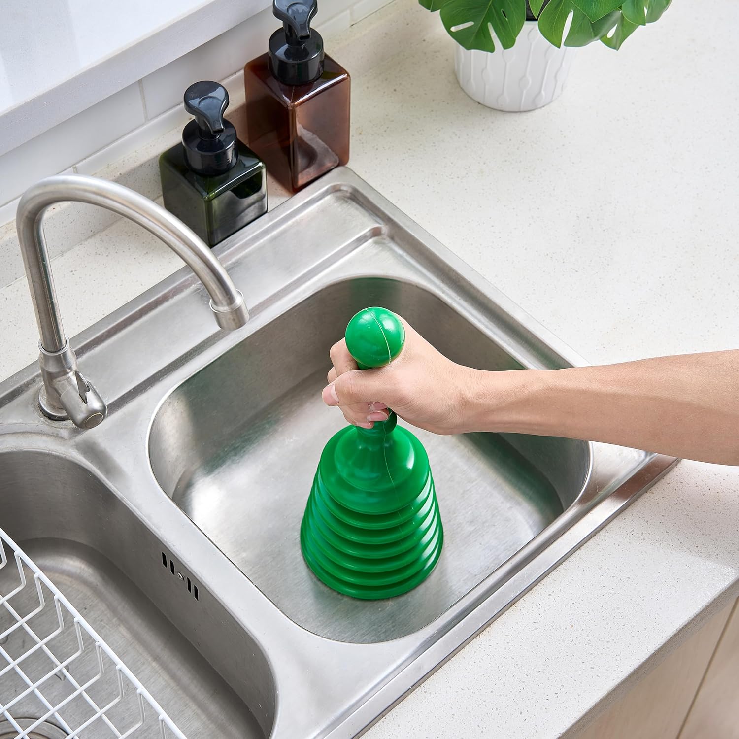 Heavy Duty Powerful Toilet Drain Sink Plunger Suction Tool Unblocking Flexible Heavy Duty Powerful Toilet Drain Sink Plunger Suction Tool Unblocking Flexible